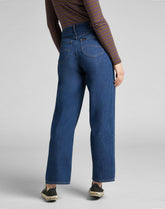 LEE WIDE LEG LONG DAMSKIE SPODNIE JEANSOWE MID HARPER L31ZNADR 112139894